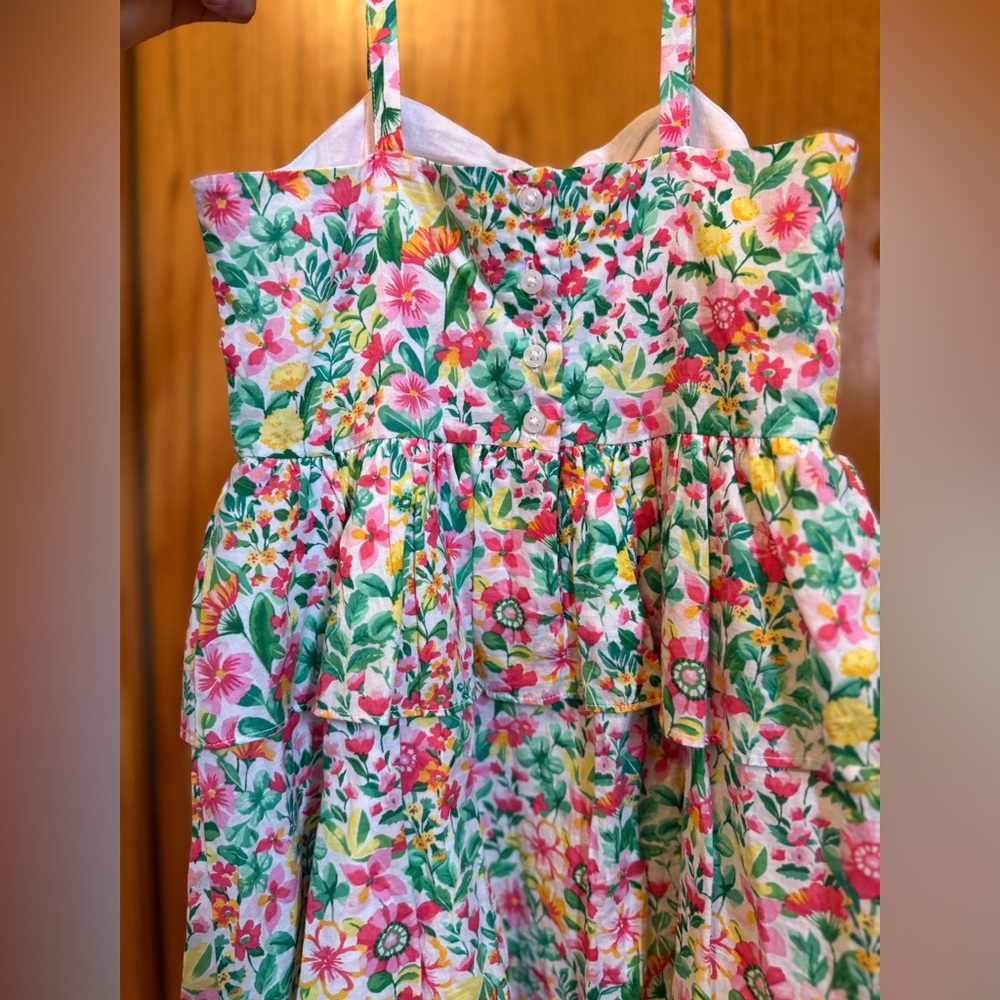 Janie and Jack Floral Sundress w/ Sweetheart Neckline - Picture 4 of 4